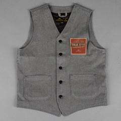 Pike Brothers1937 Roamer Vest Grey WabashWestenBritish Parts Luzern