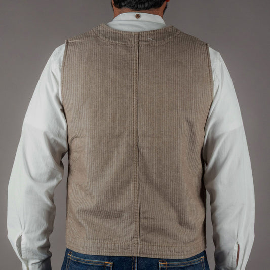 Pike Brothers1937 Roamer Vest HBT BrownWestenBritish Parts Luzern