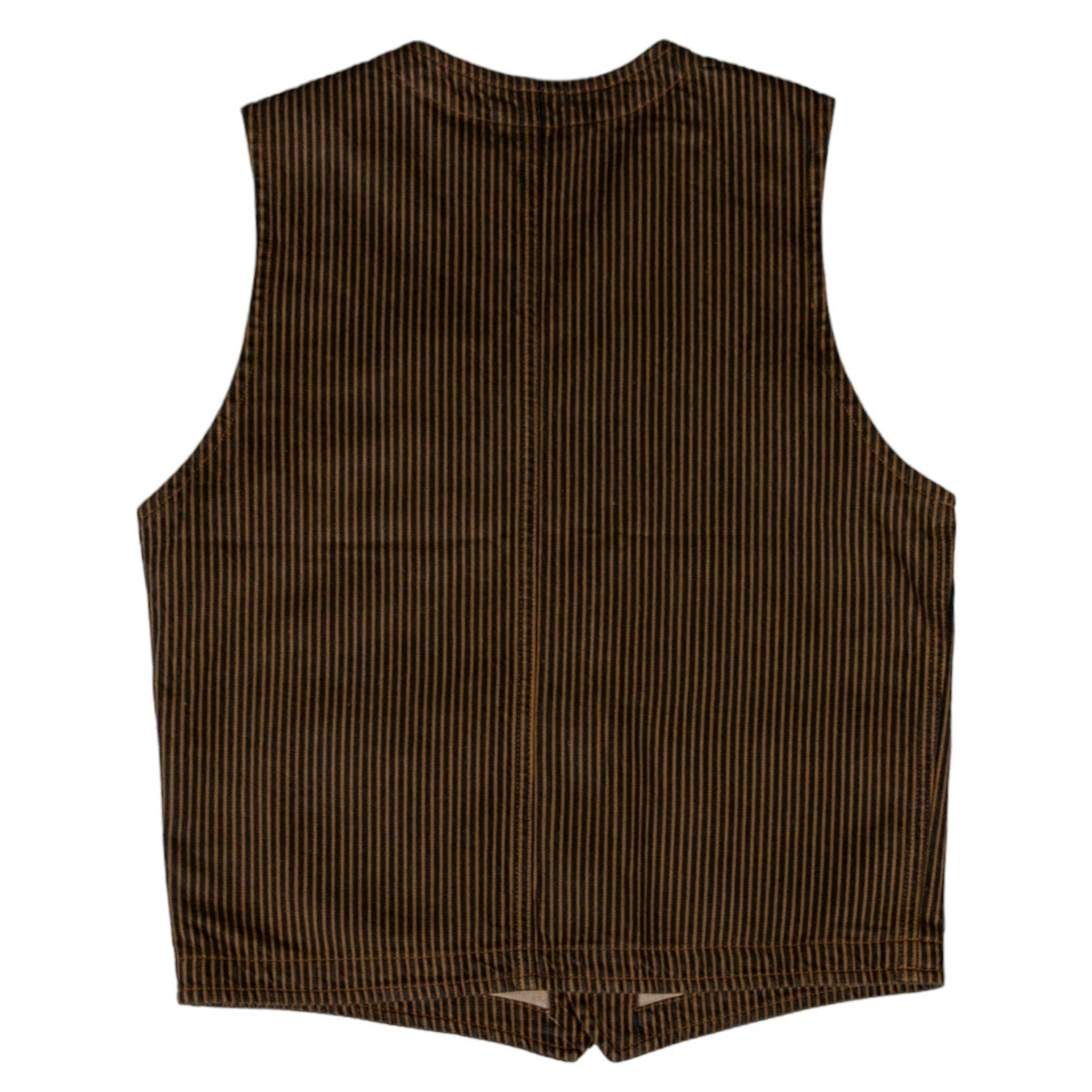 Pike Brothers1937 Roamer Vest Hickory Stripes BrownWestenBritish Parts Luzern