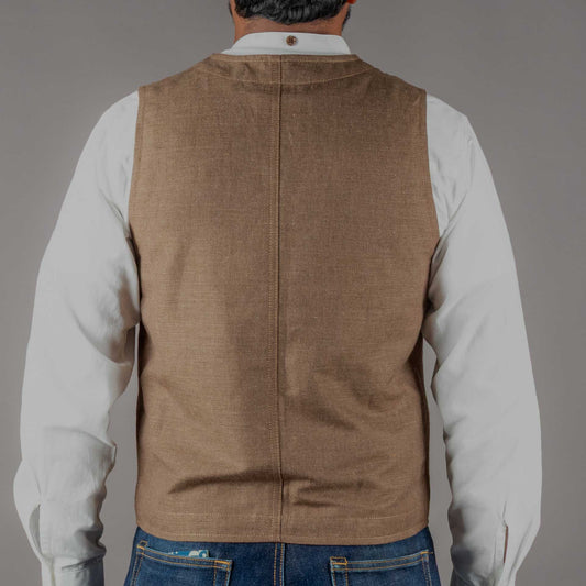 Pike Brothers1937 Roamer Vest Raymond brownWestenBritish Parts Luzern