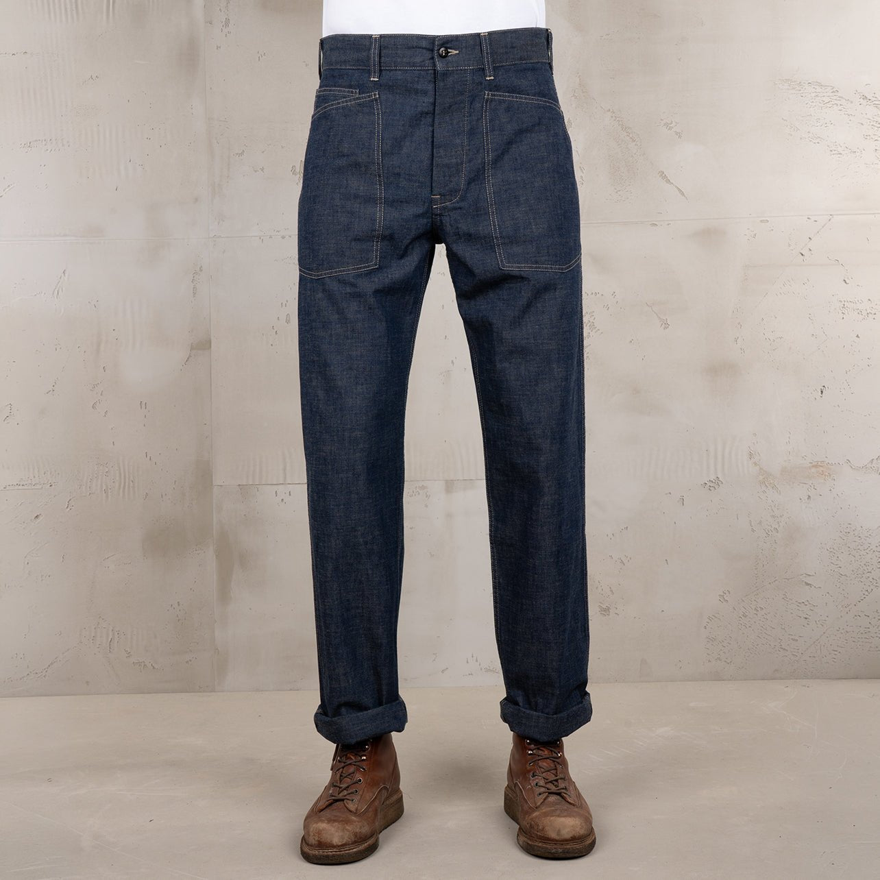 Pike Brothers1940 Army Denim Trousers IndigoHosenBritish Parts Luzern