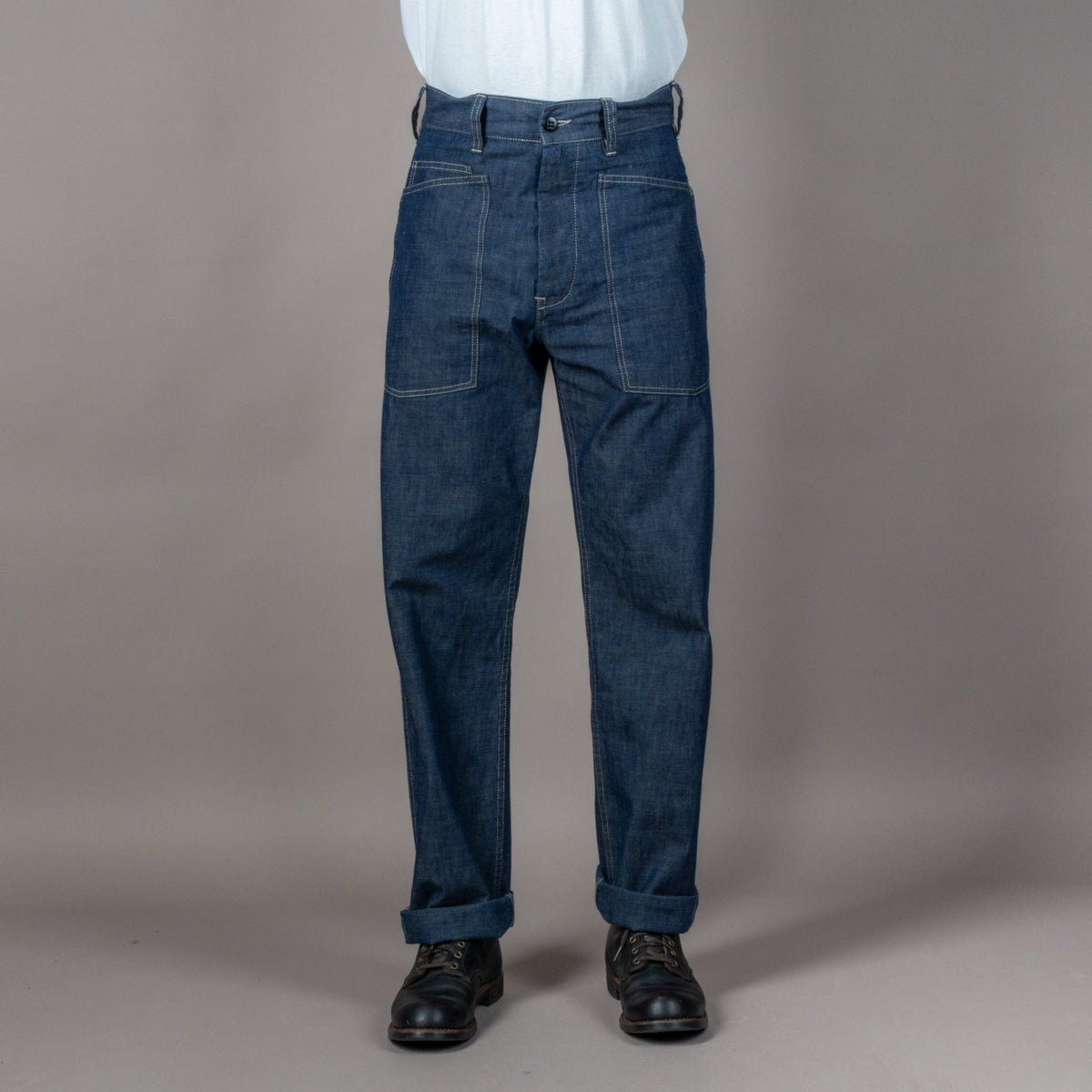 Pike Brothers1940 Army Denim Trousers IndigoHosenBritish Parts Luzern