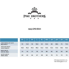Pike Brothers1943 CPO Shirt Logan BlueHemdBritish Parts Luzern