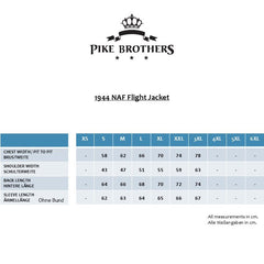 Pike Brothers1944 NAF Flight Jacket Pacific BeigeJackenBritish Parts Luzern