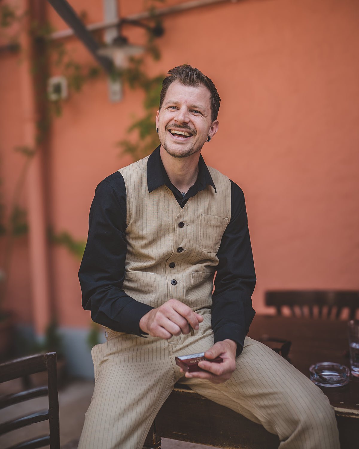 Pike Brothers1947 Albatros Shirt Black ChambrayHemdBritish Parts Luzern