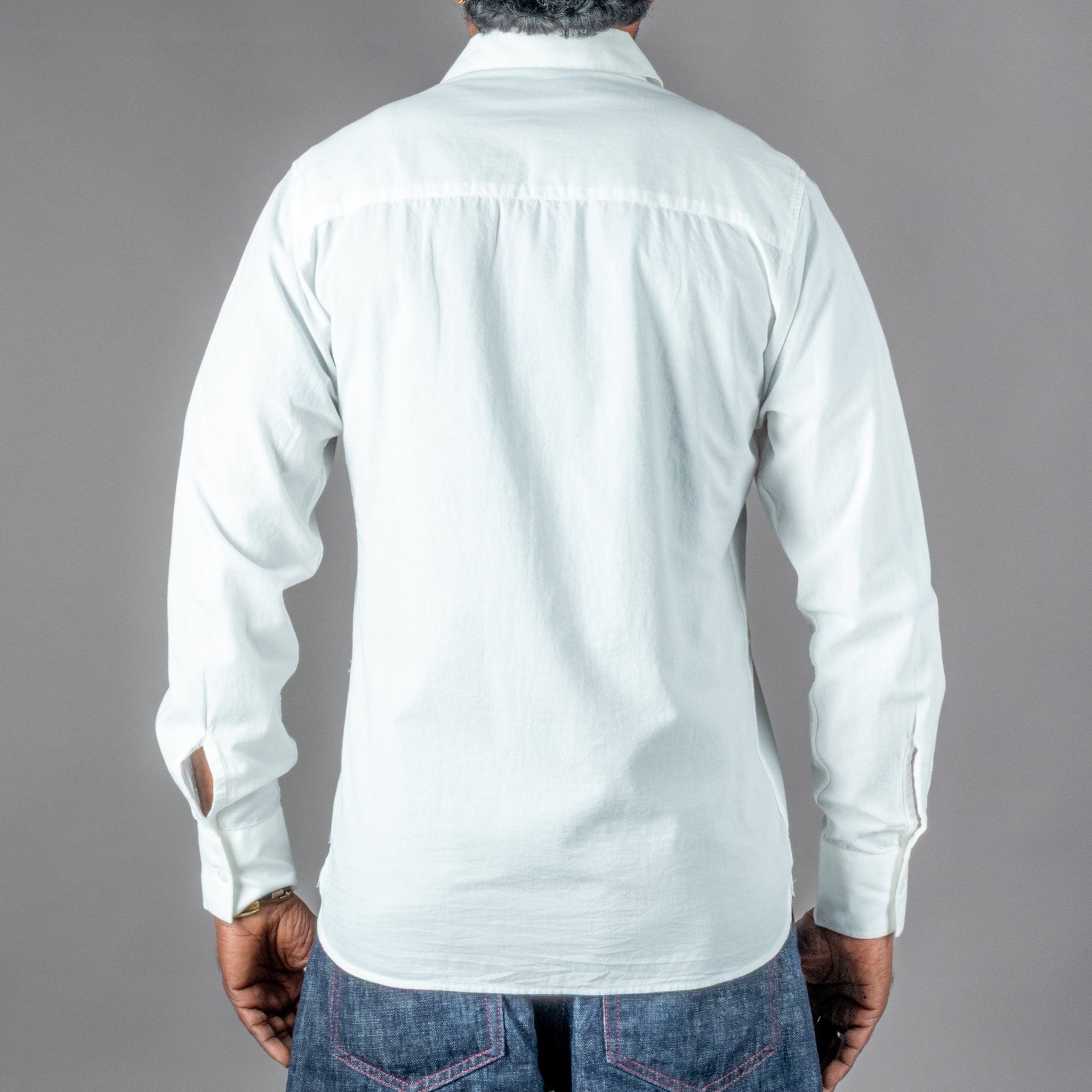 Pike Brothers1947 Albatros Shirt white chambrayHemdBritish Parts Luzern