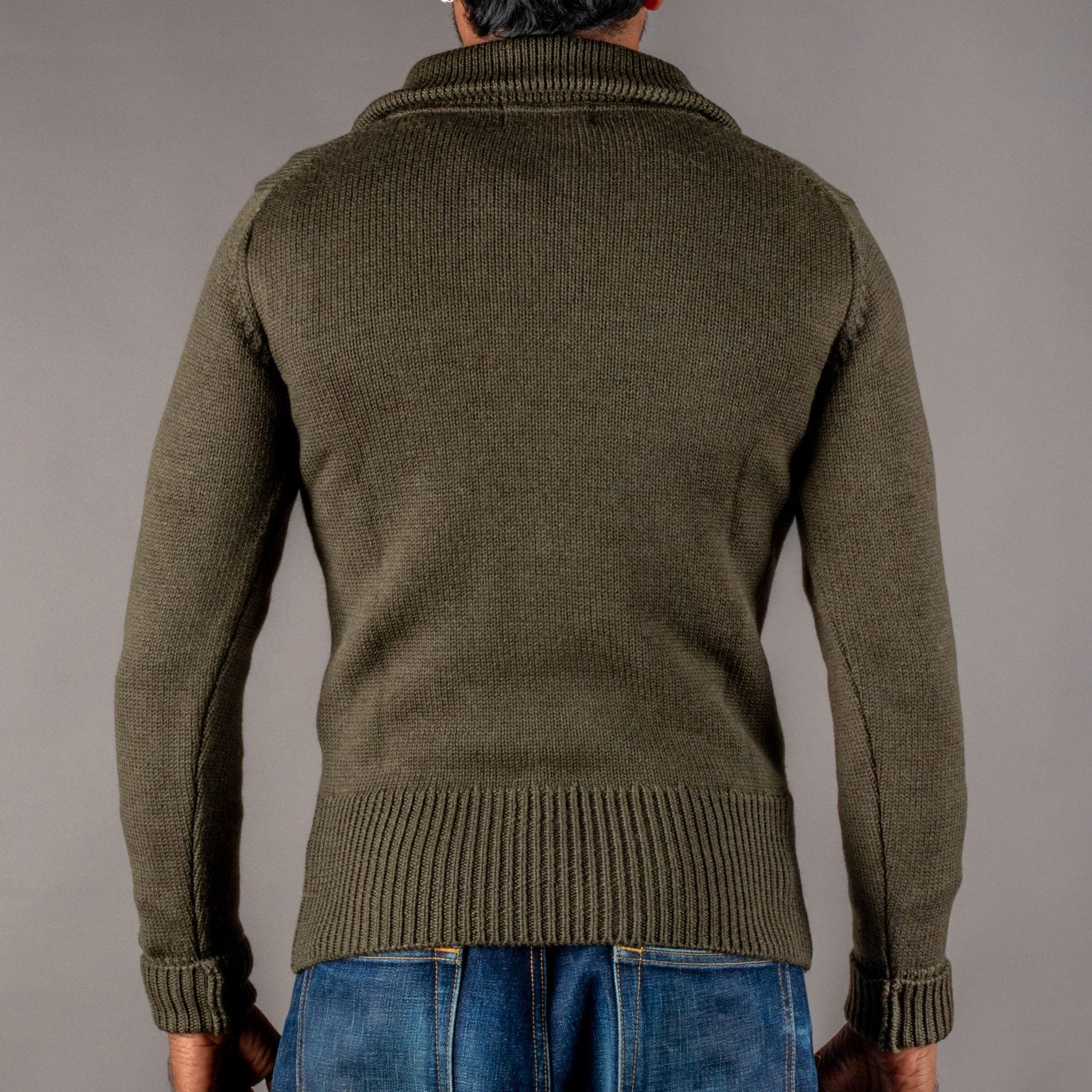 Pike Brothers1948 Troyer Strickpullover Army GreenPulloverBritish Parts Luzern