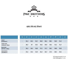 Pike Brothers1962 OG - 107 Short brownHosenBritish Parts Luzern