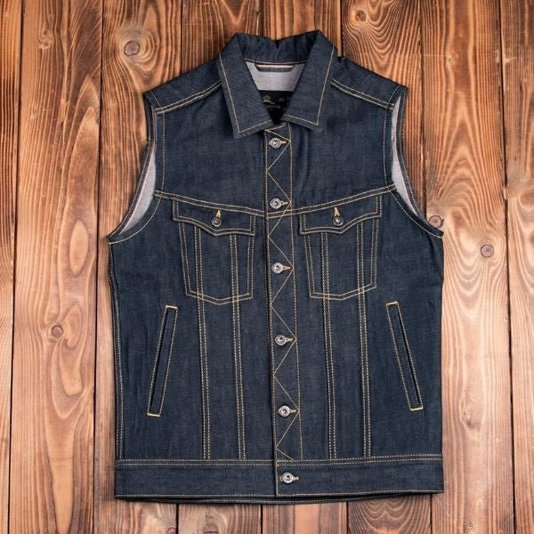 Pike Brothers1963 Roamer Vest 11oz MetalWestenBritish Parts Luzern