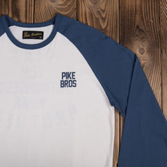 Pike Brothers1968 Baseball Shirt LS navy ecruLongsleeve ShirtBritish Parts Luzern