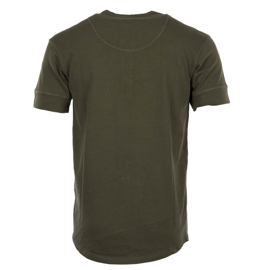 1927 Henley Shirt Kurzarm Mojave green