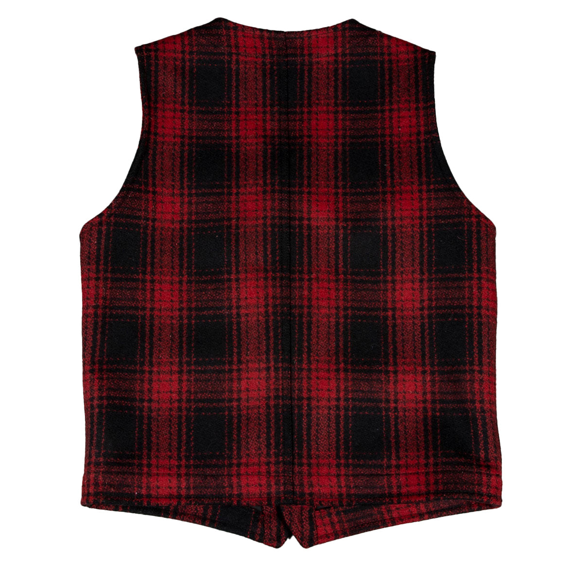 1937 Roamer Vest Red Check Wool