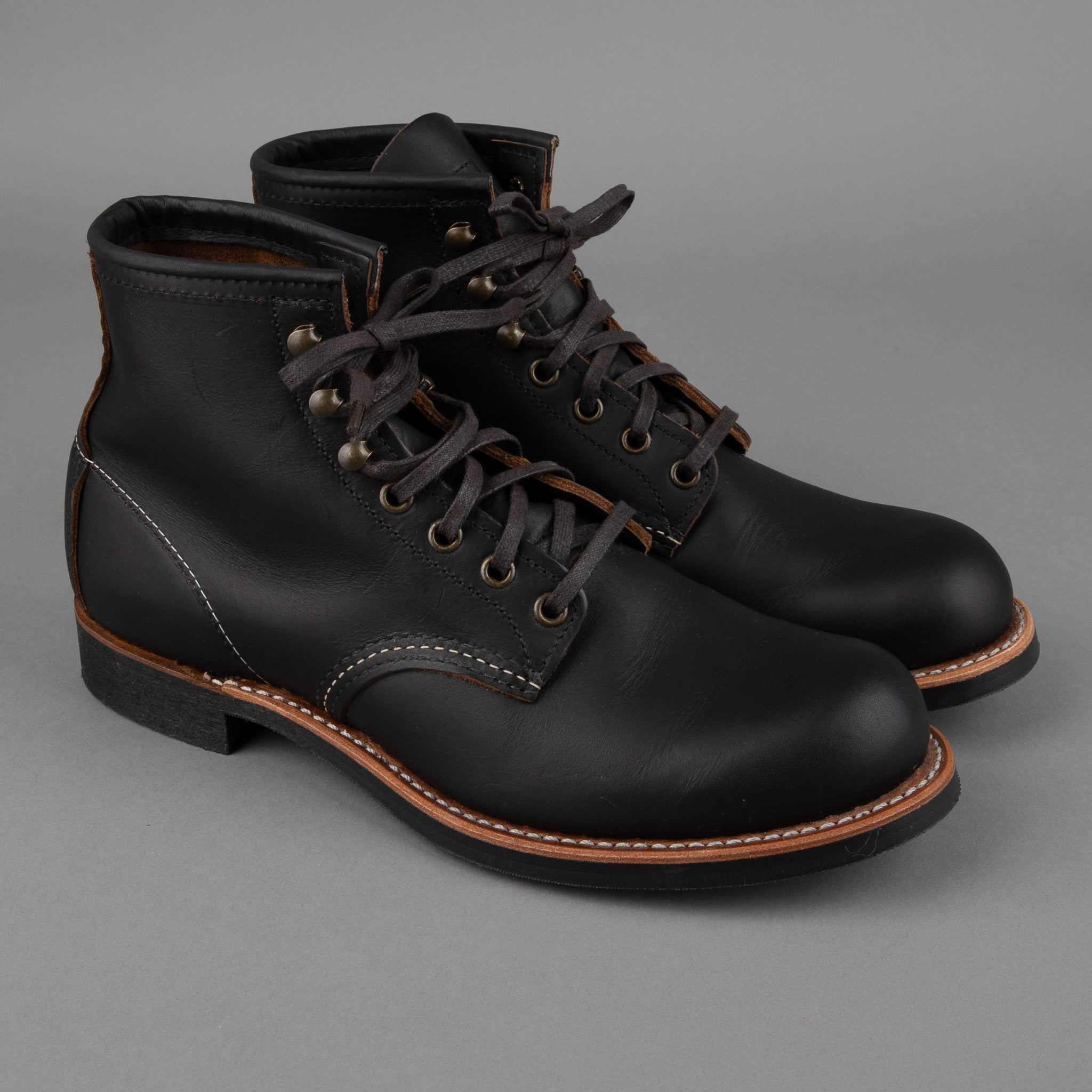 Red Wing ShoesBlacksmith 3345 Black Prairie LeatherSchuheBritish Parts Luzern