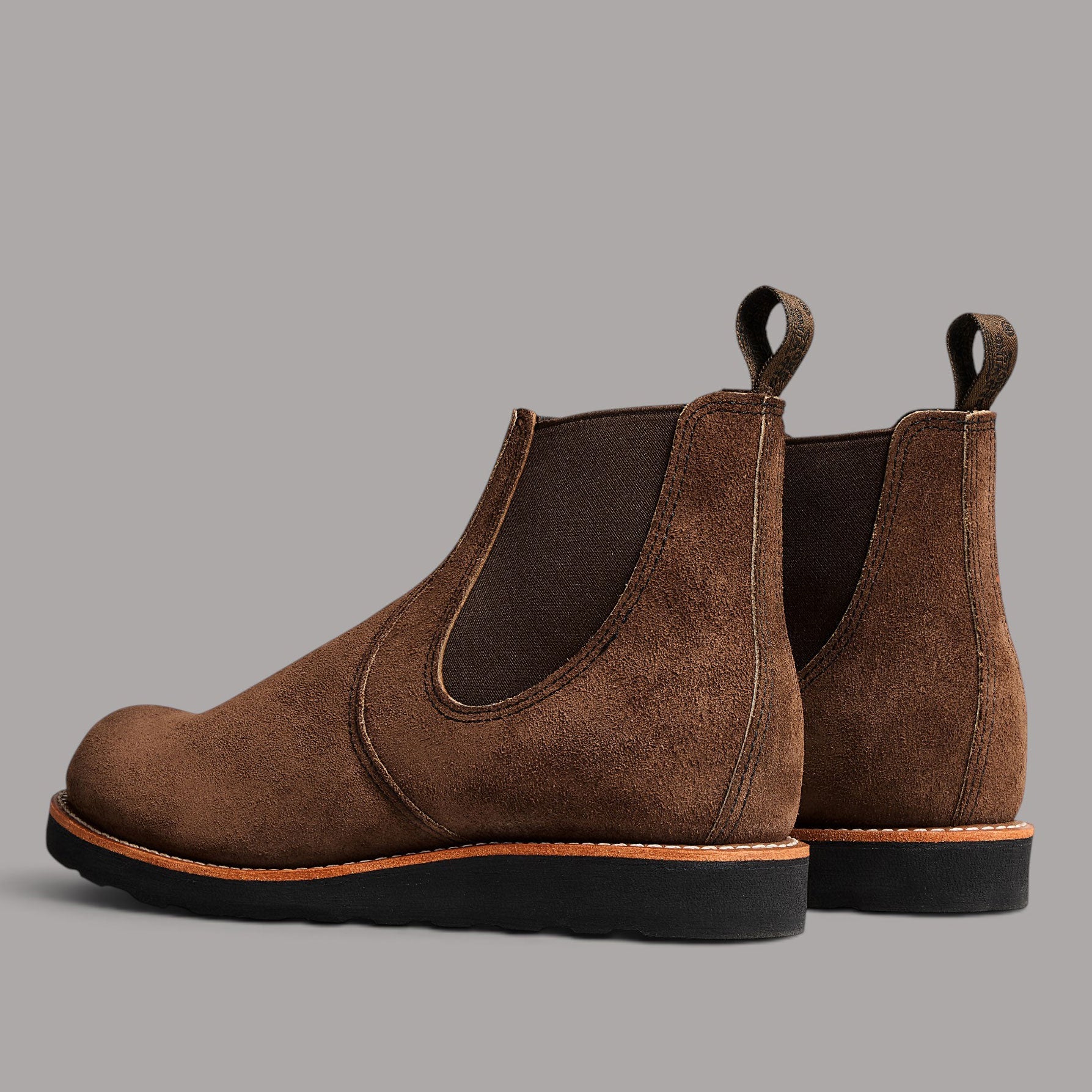 Chaussures Red Wing Classic Chelsea 3195 Chocolate Muleskinner pour homme Chaussures British Parts Lucerne