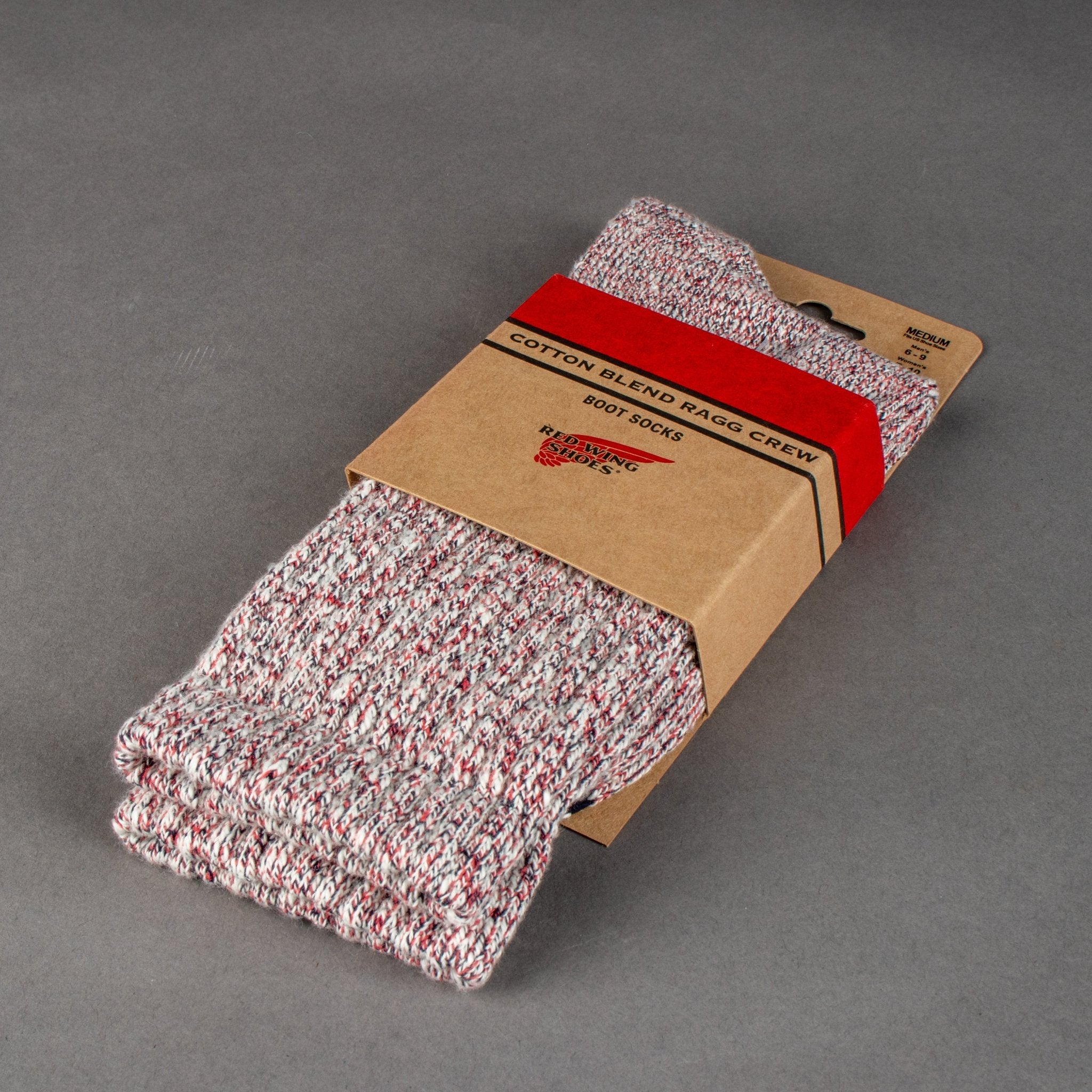 Red Wing ShoesCotton Blend Ragg Socken BurgundySockenBritish Parts Luzern