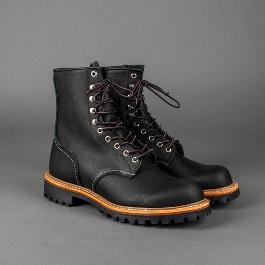 Red Wing ShoesLogger 4501 Black Oil Slick Leather HerrenschuheSchuheBritish Parts Luzern