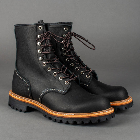 Red Wing ShoesLogger 4501 Nero Oil Slick Pelle Uomo ScarpeScarpeParti britanniche Luzern