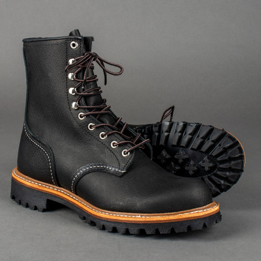 Red Wing ShoesLogger 4501 Nero Oil Slick Pelle Uomo ScarpeScarpeParti britanniche Luzern