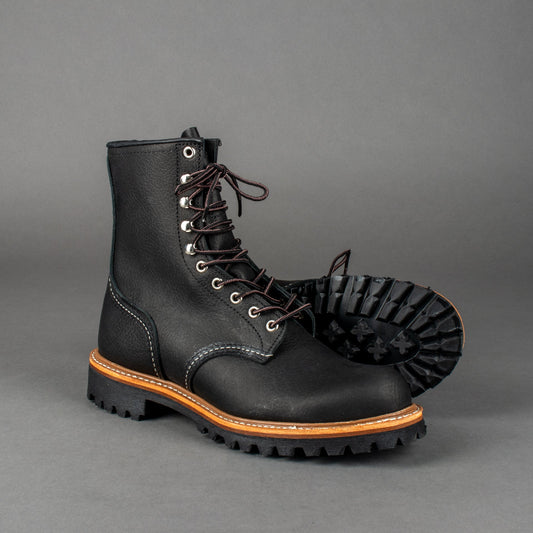 Red Wing ShoesLogger 4501 Black Oil Slick Leather HerrenschuheSchuheBritish Parts Luzern
