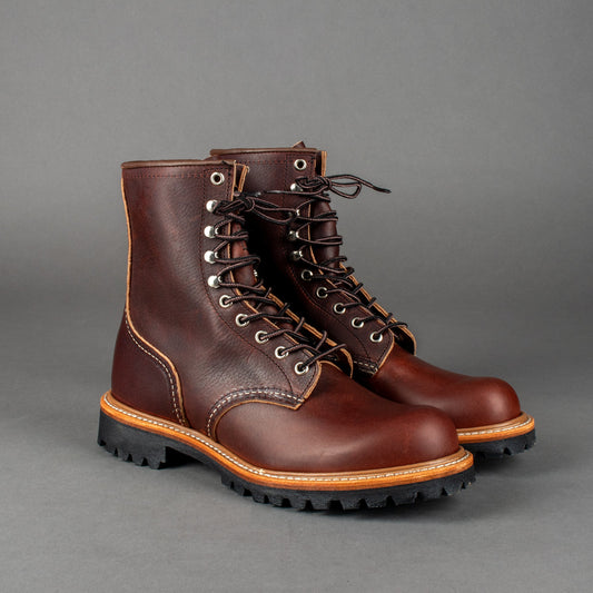 Red Wing ShoesLogger 4585 Briar Oil Slick Leather HerrenschuheSchuheBritish Parts Luzern