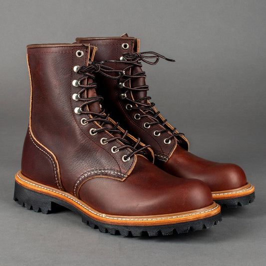 Red Wing ShoesLogger 4585 Briar Oil Slick Leather Scarpe da uomoScarpeBritish Parts Lucerna