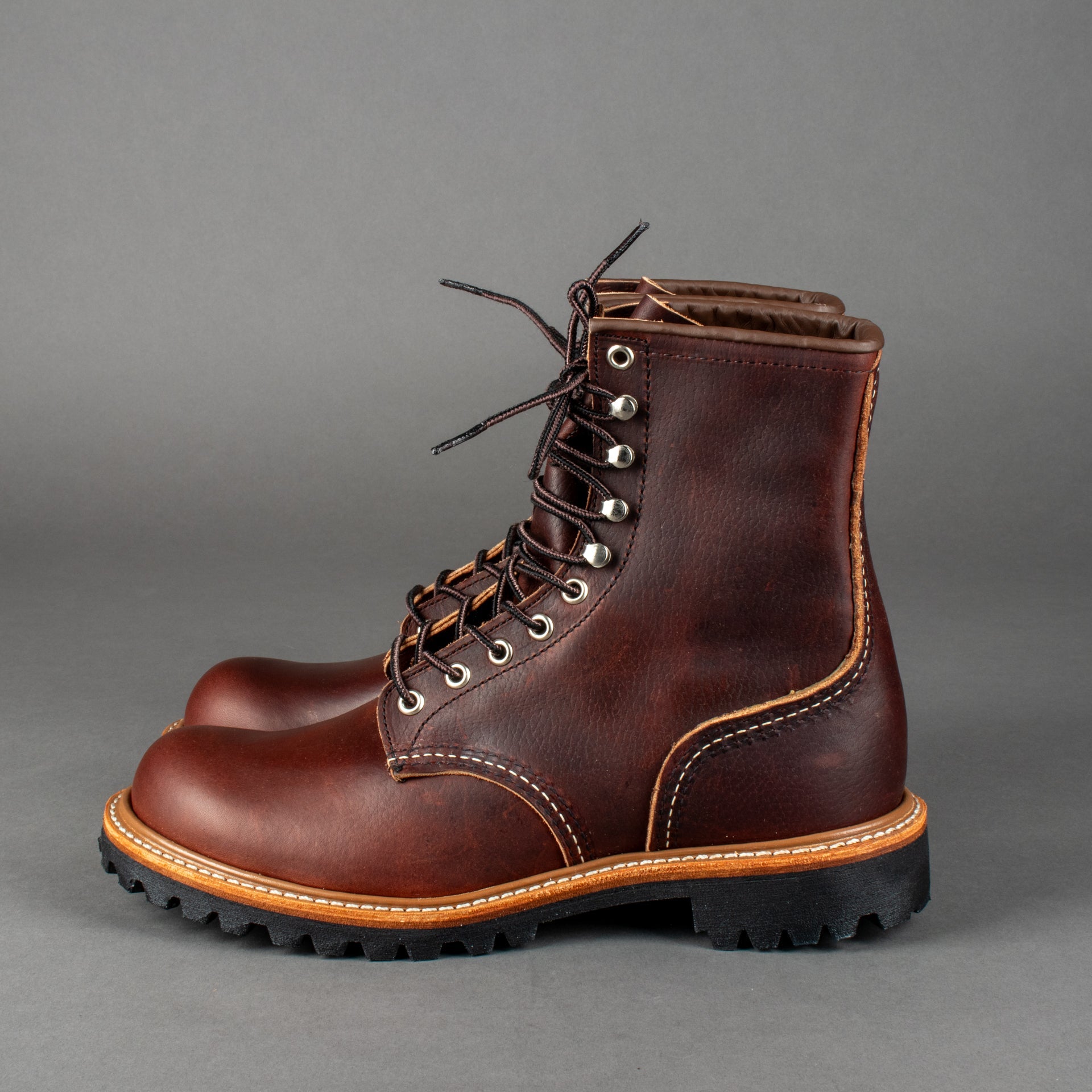Red Wing ShoesLogger 4585 Briar Oil Slick Leather HerrenschuheSchuheBritish Parts Luzern