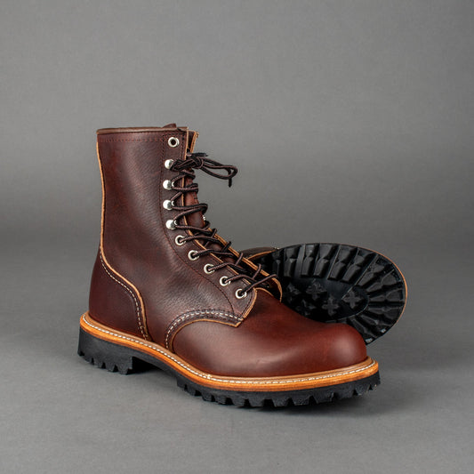 Red Wing ShoesLogger 4585 Briar Oil Slick Leather HerrenschuheSchuheBritish Parts Luzern