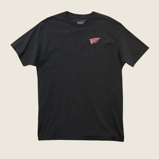 Red Wing ShoesLogo T-Shirt schwarzT-ShirtBritish Parts Luzern