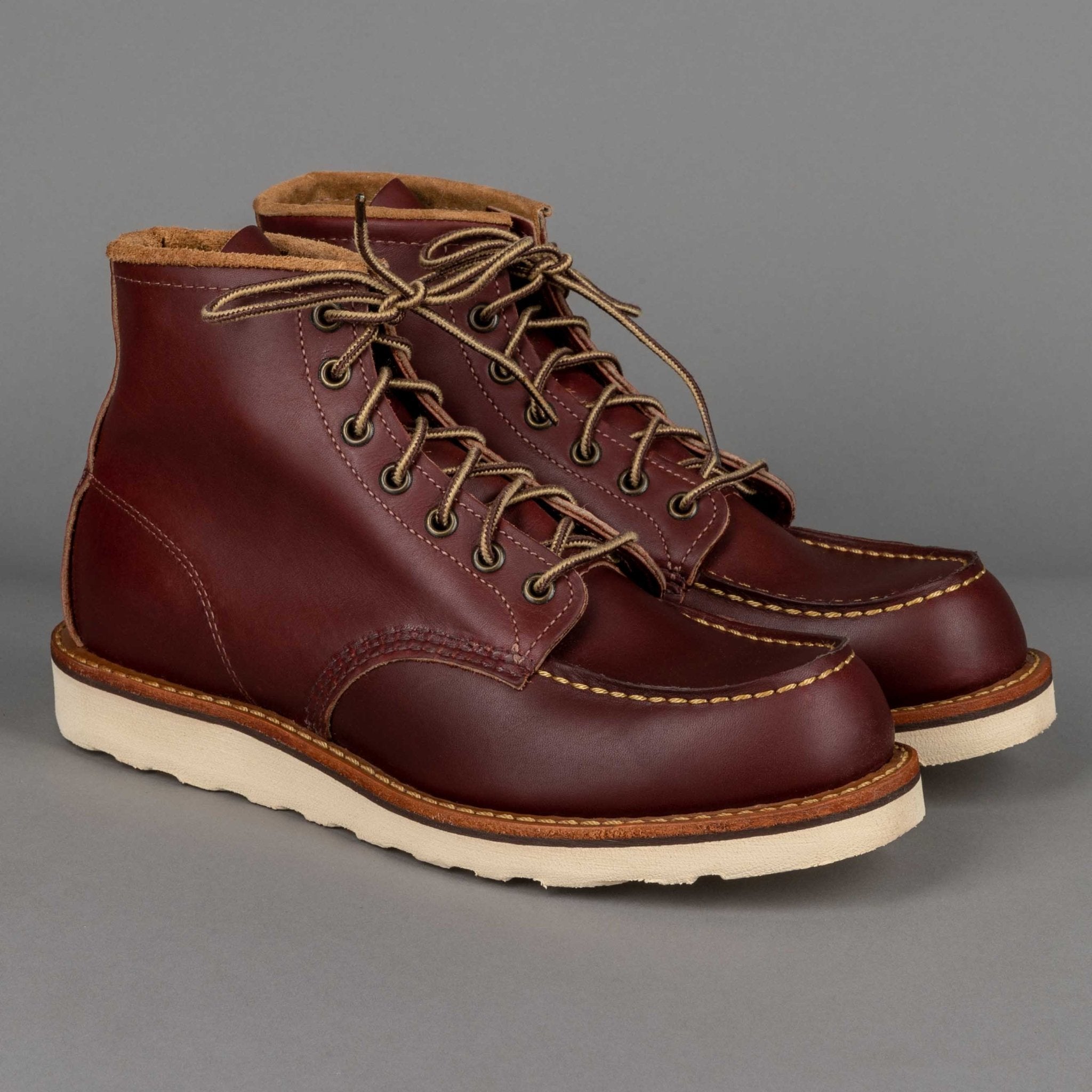 Red Wing ShoesMoc Toe 8856 Oxblood Mesa Leather HerrenschuheSchuheBritish Parts Luzern