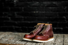 Red Wing ShoesMoc Toe 8856 Oxblood Mesa Leather HerrenschuheSchuheBritish Parts Luzern