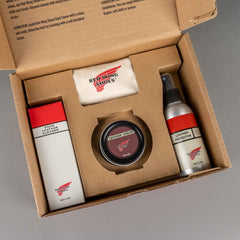 Red Wing ShoesPflege Kit für Schuhe aus Smooth Finished LederSchuhpflegeBritish Parts Luzern