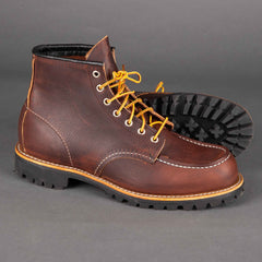 Red Wing ShoesRoughneck 8146 Briar Oil Slick Leather HerrenschuheSchuheBritish Parts Luzern