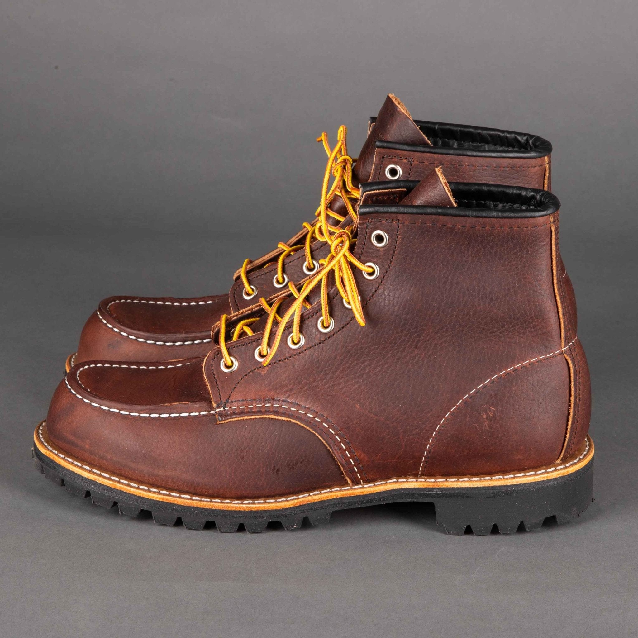 Red Wing ShoesRoughneck 8146 Briar Oil Slick Leather HerrenschuheSchuheBritish Parts Luzern