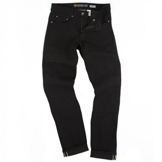 Resurgence GearCafé Racer Herren Motorradjeans Raw Skinny schwarzMotorradhosenBritish Parts Luzern