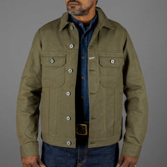 Rogue TerritoryCruiser Jacket Dry Wax Canvas OliveJackenBritish Parts Luzern