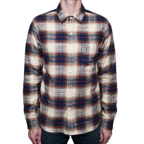 Rogue TerritoryOxford Shirt Khaki Slub PlaidHemdBritish Parts Luzern