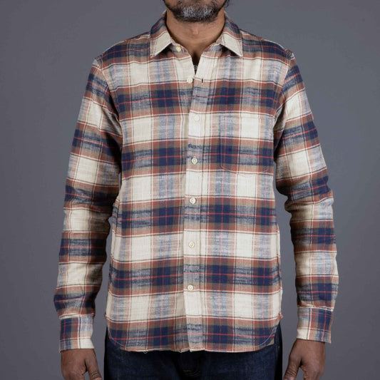 Rogue TerritoryOxford Shirt Khaki Slub PlaidHemdBritish Parts Luzern