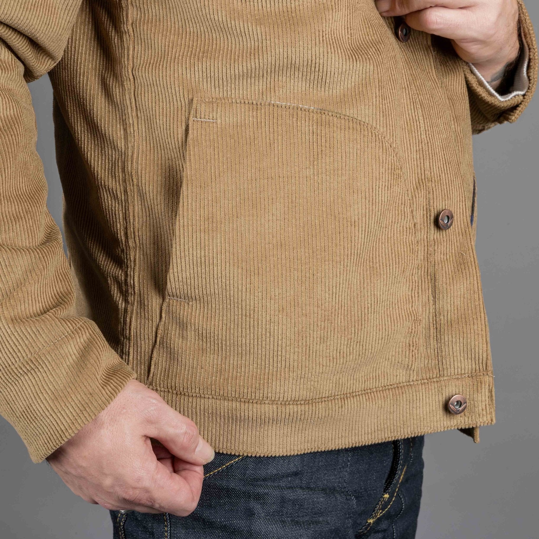 Rogue TerritorySupply Jacket Tan Cord gefüttertJackenBritish Parts Luzern