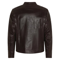 Commander Leather Jacket Brown