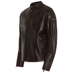 Commander Leather Jacket Brown