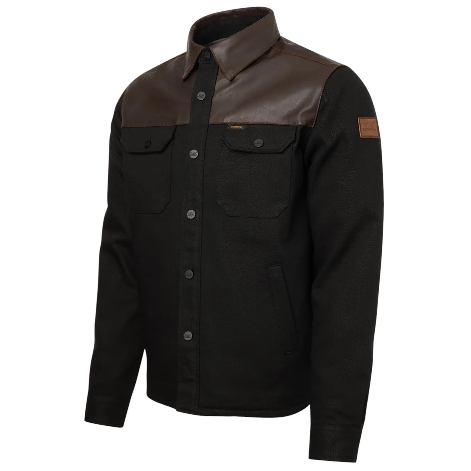 RokkerBozeman Rider Shirt BlackMotorradjackeBritish Parts Luzern