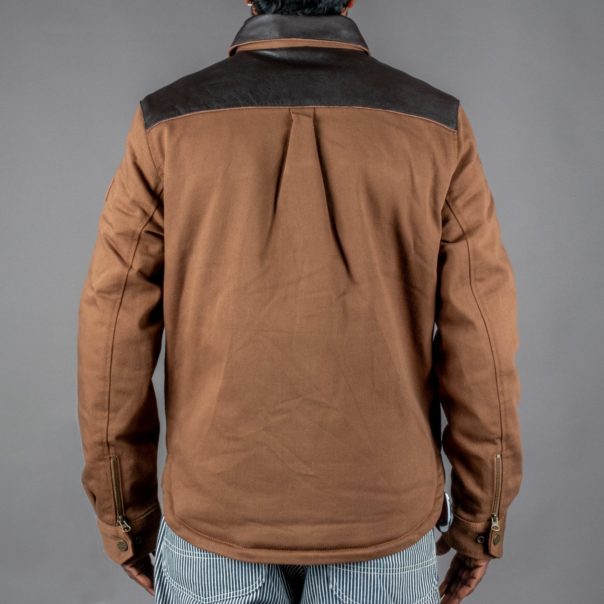 RokkerBozeman Rider Shirt BrownMotorradjackeBritish Parts Luzern