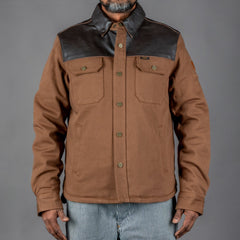 RokkerBozeman Rider Shirt BrownMotorradjackeBritish Parts Luzern