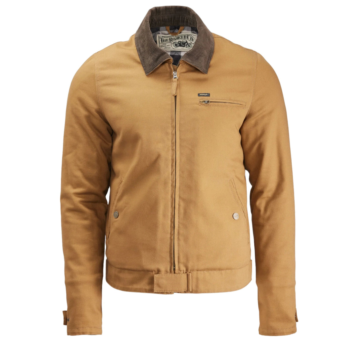 RokkerCanvas Jacket Tobacco BrownMotorradjackeBritish Parts Luzern