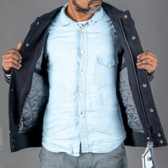 RokkerCollege Jacket Black / White MotorradjackeMotorradjackeBritish Parts Luzern