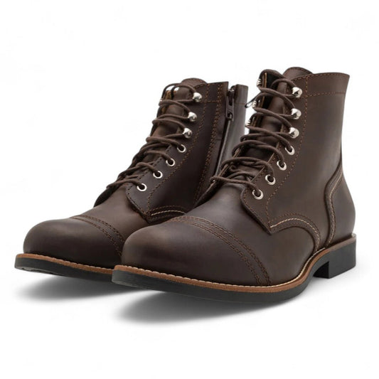 RokkerMoto Ranger Lady Motorradstiefel braunMotorradstiefelBritish Parts Luzern