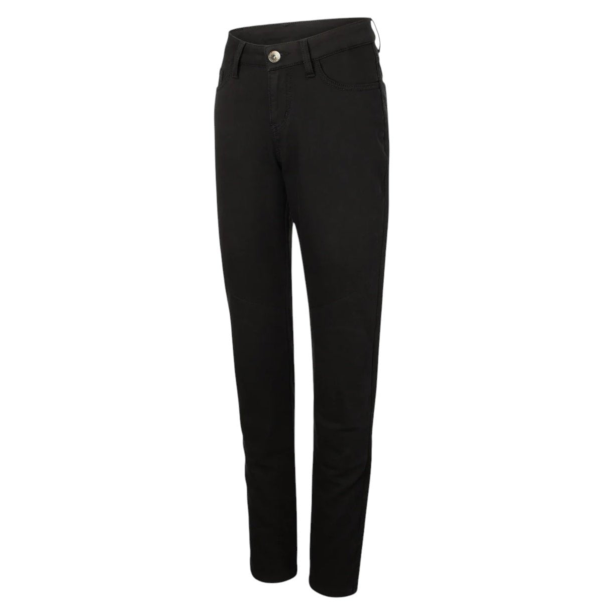 RokkerPearl Women's Motorcycle Jeans Black Motorcycle Pants British Parts Lucerne