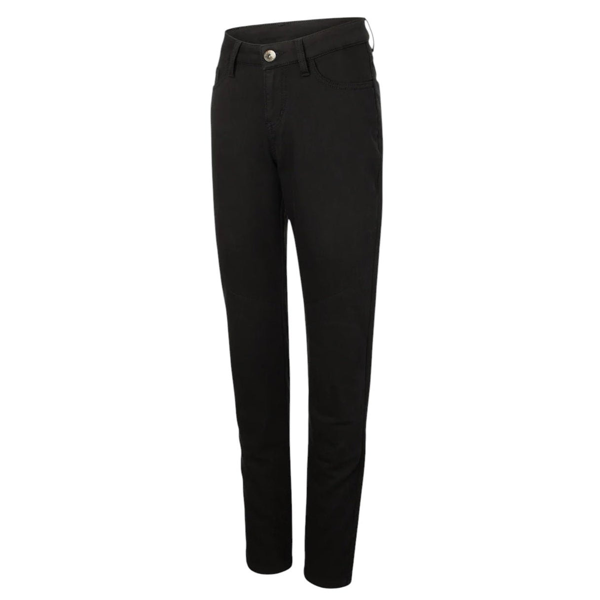 RokkerPearl Women's Motorcycle Jeans Black Motorcycle Pants British Parts Lucerne