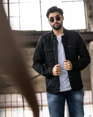 RokkerRider Shirt Light BlackMotorradjackeBritish Parts Luzern