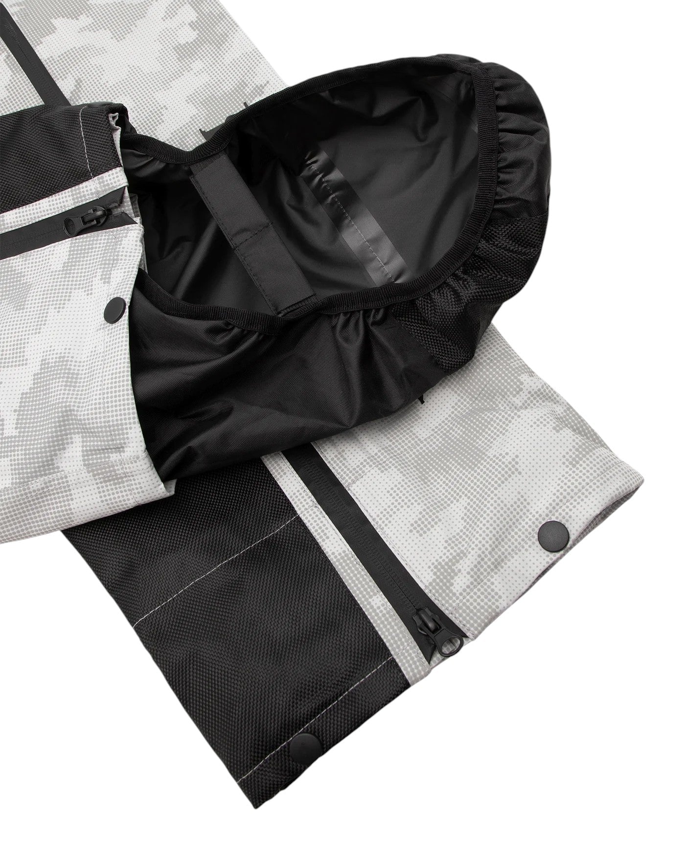 RokkerTRC Rain Set Camo Reflective Grey Motorcycle Jacket British Parts Lucerne